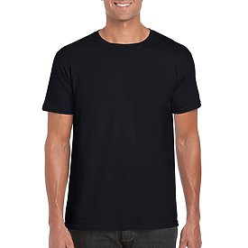 Gildan 64000 Black Adult Softstyle® 4.5 Oz. T Shirt